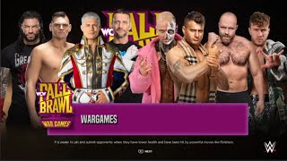 Team WWE vs Team AEW WAR GAMES WWE 2K24 [upl. by Netsirc]