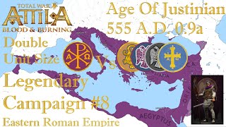 TW Attila  Age of Justinian 09a 555 AD  8  Justinians Glory  War GaramantesTyrannos Rhoma [upl. by Mar]