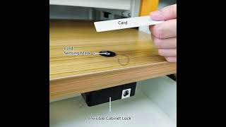 HiddenInvisible RFID Card Lock by Escozor For CabinetDrawer amp Wardrobe [upl. by Okier741]