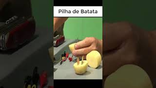 COMO FAZER UMA PILHA DE BATATA shorts [upl. by Maribeth]