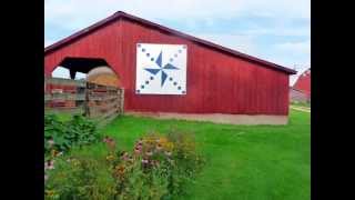 Barn Quilt Art and murals in Iowa [upl. by Wade]