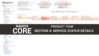 Using the Service Status Details view in Nagios Core Tour Part 4 [upl. by Tseng88]