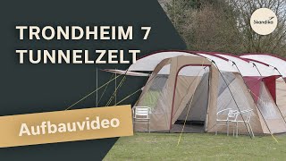 Skandika Trondheim Familienzelt  Aufbau Video  Schritt für Schritt Anleitung [upl. by Peregrine135]