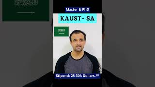 Fully Funded KAUST Scholarships for Masters and PhD Programs  Study in Saudi Arabia [upl. by Yuh]