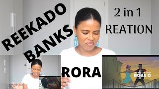 REACTION Reekado Banks  Rora Visualizer and Official Music Video [upl. by Ecinrahs]