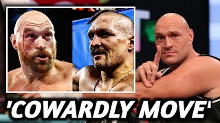 Fury BASHED For Being A SCAREDY CAR After Making A UTURN opinion on Usyk in Respectful Message [upl. by Sorac422]