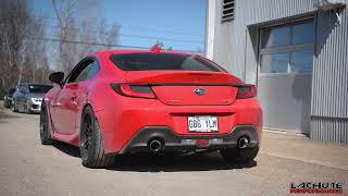 LACHUTE PERFORMANCE CATBACK  BRZ  GR86 VERSION SPORT [upl. by Cohl]