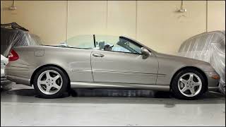 37k Mile Single Owner Pewter Metallic 2004 Mercedes Benz CLK500 Cabriolet Top Operation 10032024 [upl. by Viole]