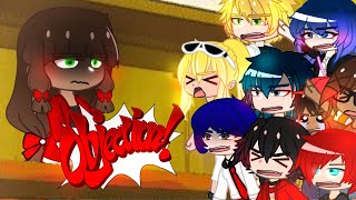 Objection Meme  MLB  Trend  AU  Gacha Club [upl. by Notyard428]