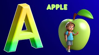 ABC Phonics Song  Alphabet letter sounds  ABC learning for toddlers  Education ABC Nursery Rhymes [upl. by Yromem]