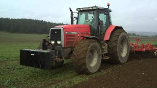 Massey Ferguson 8170 a Poettinger 2013 [upl. by Sussman616]