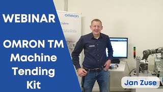 Jan Zuse präsentiert das TM Cobot Machine Tending Kit von OMRON [upl. by Ennirac772]