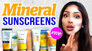 I TESTED Every Mineral Sunscreen on Nykaa  Doctor V Reviews [upl. by Schenck]