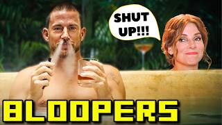 HILARIOUS CHANNING TATUM BLOOPERS COMPILATION Magic Mike The Lost City Step Up Free Guy [upl. by Dulce]