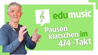 edumusic  Pausen klatschen im 44Takt [upl. by Nairdna59]