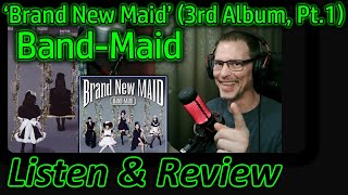 BRAND NEW MAID  ListenReview BANDMAID 3rd Album first five songs [upl. by Enreval453]