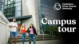 Canterbury Christ Church University Campus Tour  explore now [upl. by Nnaeinahpets]