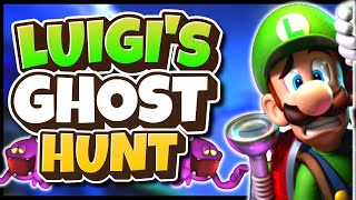 👻 Luigis Ghost Hunt 👻 Brain Break  Halloween  Mario Run  Freeze Dance  Just Dance [upl. by Retsev]