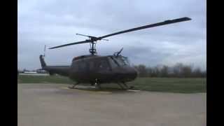 Bell UH1 Huey Helicopter Startup [upl. by Arquit578]