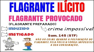 Flagrante ILÍCITO  PRISÃO EM FLAGRANTE  OAB e CONCURSOS PÚBLICOS  Direito Processual Penal [upl. by Harrington]