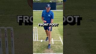 🔥🏏Where should a bowlers front foot be pointing kidscricket youthcricket schoolcricket [upl. by Ardnohsed]