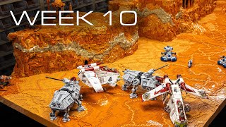 Building Geonosis in LEGO  Week 10 Expansion [upl. by Llenil]