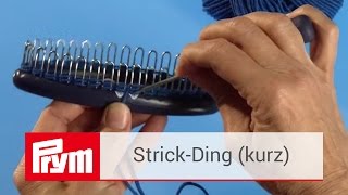 Das Prym StrickDing  kurzes StrickTutorial mit der Strickhilfe von Prym [upl. by Corrie]