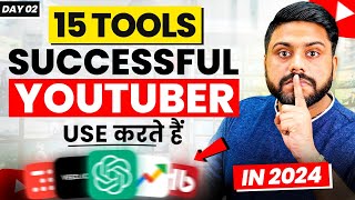 YouTuber के लिए 15 Tools  Top 15 Free Tools For YouTubers  Tools for Creator ￼ [upl. by Aerdnael]