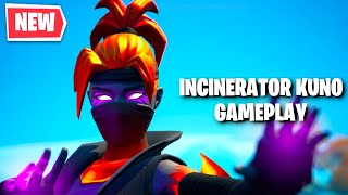 NEW INCINERATOR KUNO SKIN GAMEPLAY  FORTNITE MAGMA MASTERS PACK [upl. by Atnoek]