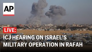 ICJ LIVE Top UN court holds hearing on Israel’s incursion into Rafah in Gaza [upl. by Eznyl]