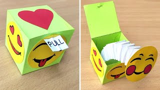 DIY  POP OUT Surprise Box  Surprise Gift Box Idea  POP UP Box  Pull Out Gift Box  Pop Up Box [upl. by Duhl]