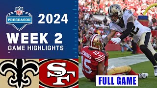 New Orleans Saints vs San Francisco 49ers FULL GAME WEEK 2  NFL Highlights Today [upl. by Toddie]