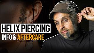 Helix Piercing Info amp Aftercare  UrbanBodyJewelrycom [upl. by Weiss]