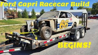 Ford Capri Vintage Road Race Car Project Begins What have we got How to build it [upl. by Biagio946]