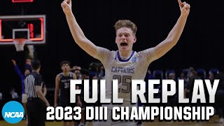 Christopher Newport vs Mount Union 2023 NCAA DIII mens basketball championship  FULL REPLAY [upl. by Anabel]