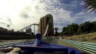 Journey To Atlantis Front Row On Ride POV  Sea World San Diego [upl. by Bohun]