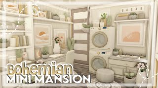 Bloxburg  TwoStory Bohemain Mini Mansion  Roblox Speedbuild ❁ [upl. by Blondie]