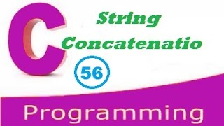 C programming video tutorial  string concatenation [upl. by Akemej]