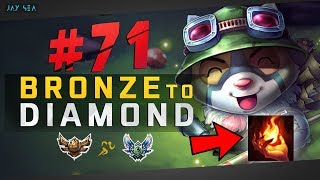 STOP PLAYING TEEMO WRONG  Do This Strat  Teemo Top Chall Build  Bronze to Diamond Episode 71 [upl. by Larissa]