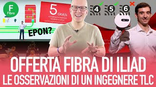 Tutto sul lancio della FTTH di Iliad 5 Gbps Iliadbox EPON e il caso delle città a 1 Gbps [upl. by Leodora196]