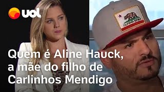 Carlinhos Mendigo preso Quem é Aline Hauck mãe do filho do humorista que deve R 246 mil em pensão [upl. by Liemaj634]