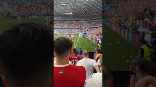 Luka Jovic Goal 11 Slovenia  Serbia Fans in Extasy Slovenija Srbija euro2024 serbia shorts [upl. by Glenn]