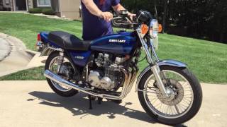 1978 Kawasaki KZ650 Kerker Exhaust [upl. by Kitti]