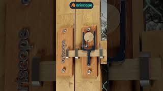 Clever QuickReturn Wooden Latch with Eccentric Rotation [upl. by Inafetse]