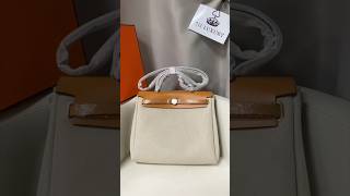 HERMÈS Herbag 31 in FauveEcru Color hermes hermesbag herbag bag bagcollection [upl. by Endo]