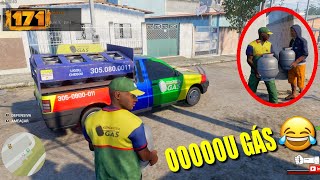 TRABALHEI DE ENTREGADOR DE GÁS🤑171 GTA BRASILEIRO MELHOR QUE Brasil Tuning 171 jogo do mapa do br [upl. by Derayne]