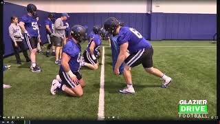 Align Your OLine for Success with These Indy Run Block Drills [upl. by Telfore]