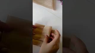 Lets make tail Bow handmade scrunchiesindia smallbusiness diy smallbusinessideas viralvideo [upl. by Aremihc]