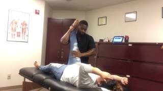 Joseph Provides Wife The Works Massage Stretching Manual Therapy At Advanced Chiropractic Relief [upl. by Adnirim]