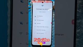 Moto g32 frp bypass without pc motofrpbypass motog32 repair realmefrpunlocknewtrick2022 [upl. by Aivatco785]